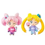 Megahouse Sailor Moon: Kyoto Marubeni Petit Chara 2 Pack Figure Set, Multicolor