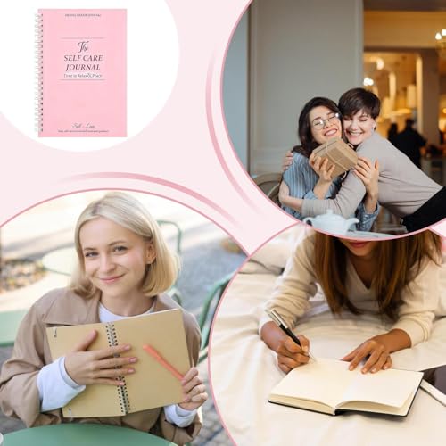 Paodduk Wellness Journal,Wellness Guide Smooth Writing - Prompt Journal Personal Notebook - for Adult Women Productivity Gratitude Affirmation Journaling Meditation Mood Tracking - Image 3