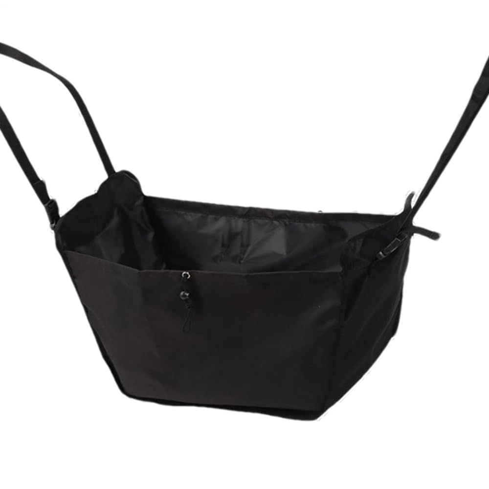 WDJRUIRUI 1 Piece Waterproof Foldable Car Seat Storage Bag for Cupra Leon Sportstourer KL I 2020-2024, in Rubber Hanging Backseat Boot Organiser Shopping Basket Pack