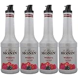Monin Wildberry Fruit Purée, 48-Ounce Packages (Pack of 4)