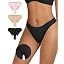 3p-1*black+1*skin Nude+1*peach Pink