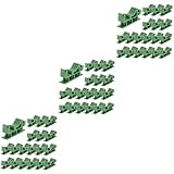 VILLCASE 60 Pcs Pcb Mounting Bracket Pcb Holder Circuit Board Mounting Clips Pcb Bracket Din Rail Mo