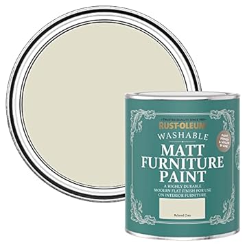 Rust-Oleum Beige Furniture Paint in Matt Finish - Relaxed Oats 750ml