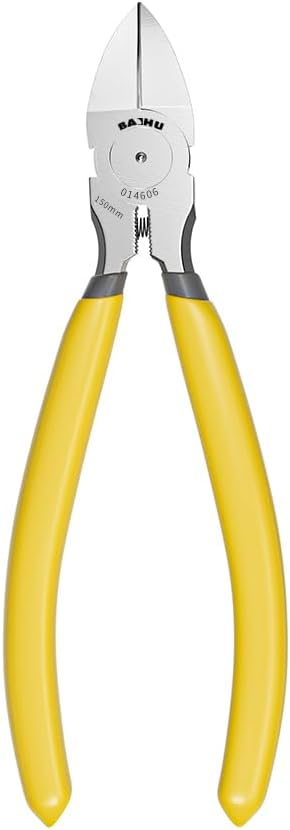 6-inch Wire Cutters, 1 PCS Powerful Side Cutters with Precision Flush Cutting Edge, Sharp Diagonal Cutters for Crafts, Floral, Artificial Flowers, Chicken Wire, Jewelry Making, Electrical