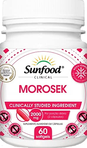 Morosek Extrato do Suco de Laranja Moro 2000 mg Sunfood 60 Softgel