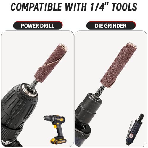 Si Fang SFUSMJMLCJ00170-68-SRP 68Pcs Spiral And Cartridge Rolls Port And Polish Kit Assorted Grit, Mini Sanding Cone Engine Porting Assortment Kit With 1/4 Inch Shank, Abrasive Head Porting Tools thumb #6