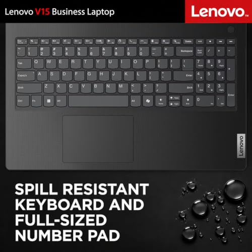 Image of Lenovo New V15 Business and Student Laptop, Intel Quad-Core N150 Processor, 16GB DDR5 RAM, 1TB PCIe SSD, 15.6 inch FHD Display, Ethernet Port RJ-45, Windows 11 Pro, Black