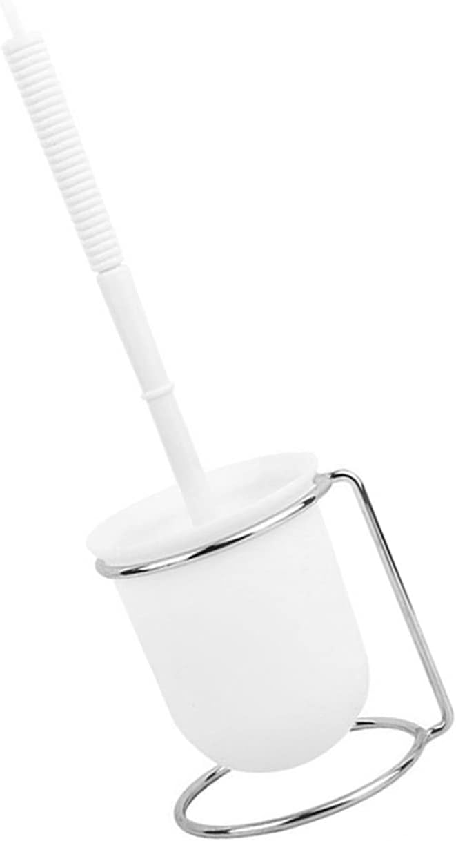 INPETS 1 Set Toilet Brush Set Practical Cleaning Brush and Holder Set Cleaning Tool for Bathroom Toilet