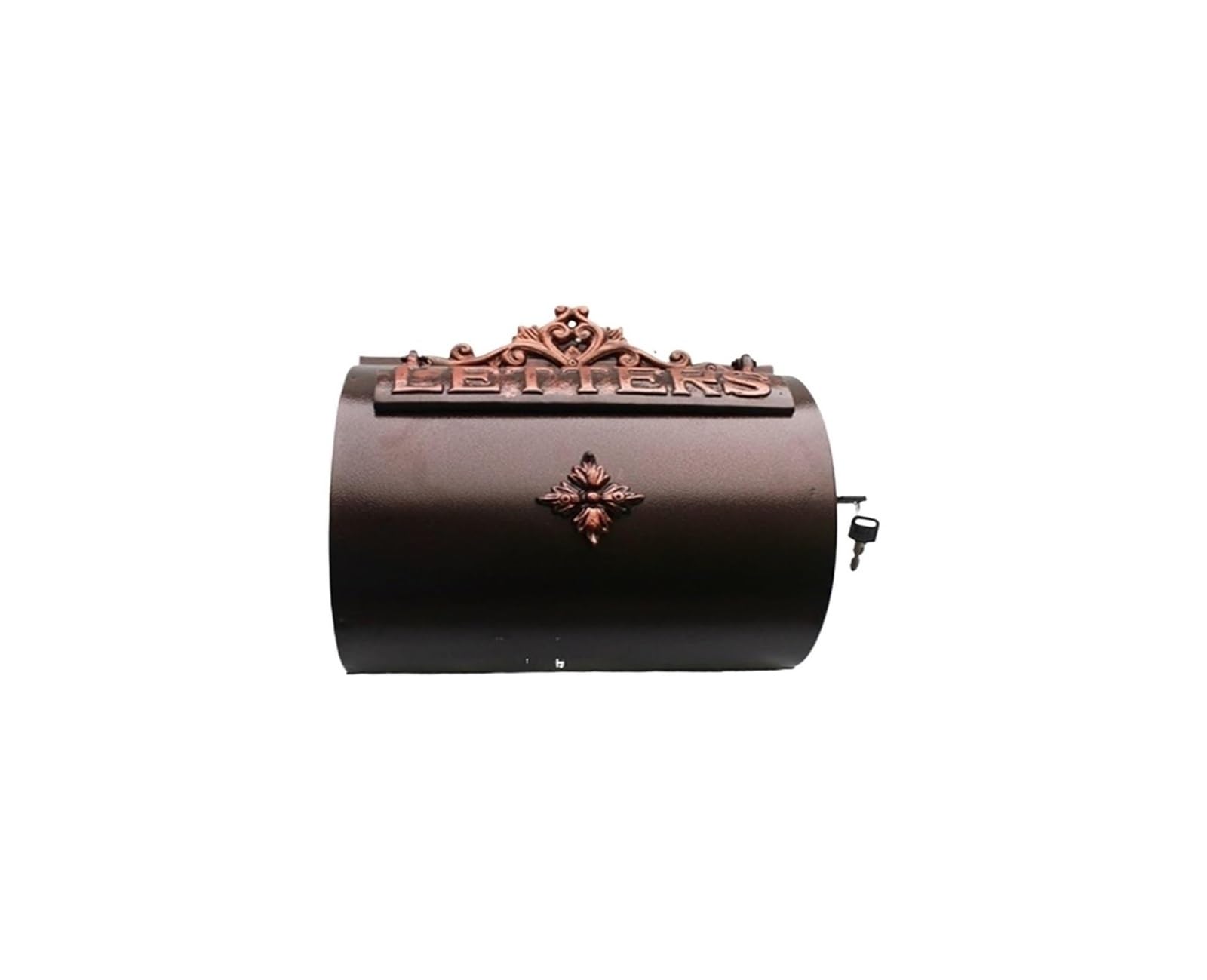 FGJsfhrDTU Letter Box, Antique Copper Mailbox Aluminum Wall Home Garden Decor Outdoor Magazine Newspaper Storage