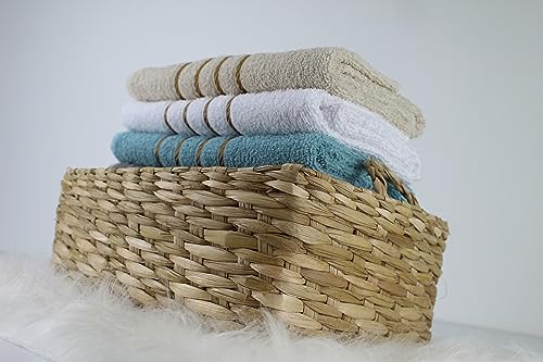 Kit 06 Toalhas de Banho Dubai 70x130cm 100% Algodão 330g/m² P/Pousada - Sortido