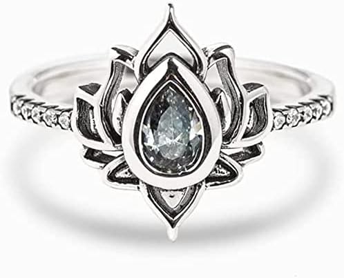for Daughter No Mud No Lotus Ring, Adjustable Sterling Silver Lotus Flower Ring, with Inspirational Jewelry Gift for Women Teens Girls
