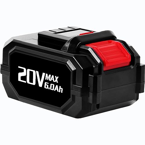 TenHutt ?Upgrade? 6.0Ah Replacement Battery for KIMO 20V Lithium Battery for KIMO 20V Cordless Blower Wrench Nailer Drill