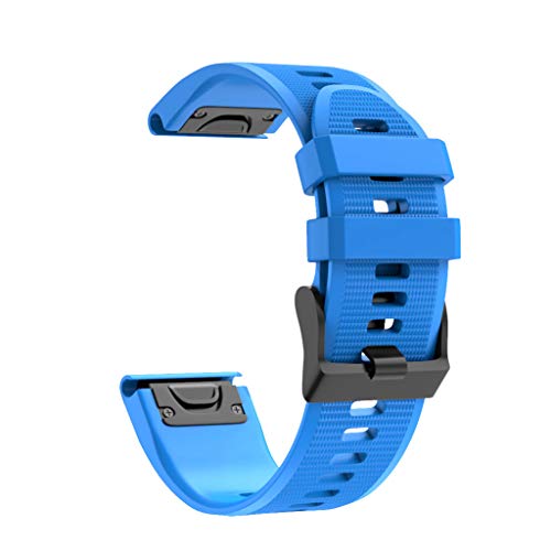 Chenggong Souple en Silicone Bracelet dragonne pour Garmin Fenix ??6/5 / Forerunner935 / 945 Montre