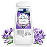 Glade® Gel Ambientador Absorbeolores de Larga duración para baños armarios y Espacios pequeños, Fragancia Lavanda aceites Esenciales, 1 Unidad