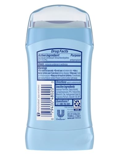 Suave Deodorant Women, Antiperspirant, Cocoa Shea Butter, 48-Hour Odor & Wetness Protection, with Essential Oils, anti-staining, no baking soda 2.6 oz (Pack of 12)