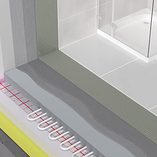 Isolbau Flüssigfolie 4 kg - Abdichtung für Dusche, Bad, Küche - MPA-Zertifikat Duschabdichtung für Wand und Boden - Abdichtungsmasse Wasserdicht und Lösemittelfrei