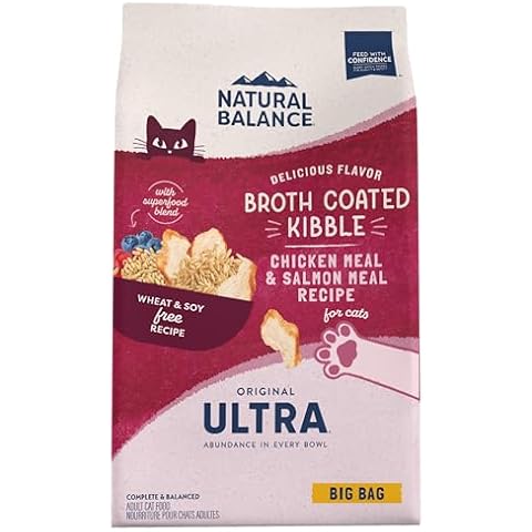 Natural Balance Original Ultra Chicken Meal & Salmon Meal Cat Food Whole Body Health Dry Food for Kittens to Adult Cats 15-lb. Bag Cover
