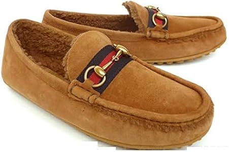 Amazon.co.jp: [グッチ] メンズ スウェード ホースビット シアリング