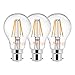Produktbild NCC-Licht 3 x LED Filament Leuchtmittel Birnenform A60 6W = 47W B22 klar warmweiß 2700K