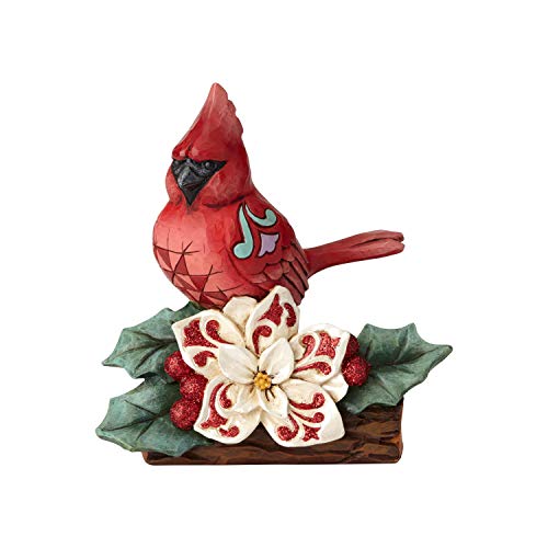 Enesco Jim Shore Heartwood Creek Winter Wonderland Cardinal Figurine, 5.51"