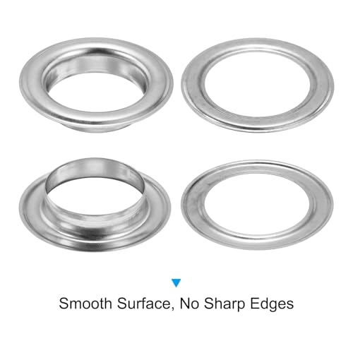 HARFINGTON Kit de ilhós de 20 peças de ilhós de metal de 25 mm para sapatos, roupas, cinto de tecido