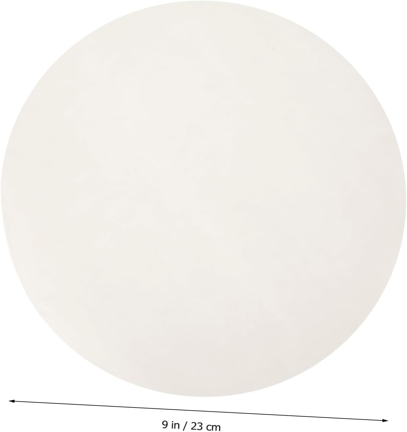 500pcs Non-Stick Kitchen Parchment Paper Sheets Food-Grade Silicone Round Baking Sheets for Cookies Suitable for Baking Grilling and Air Frying