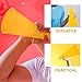 Sosoport 2pcs Cheer Megaphone Noisemaker Toy for Parties Fans and Sports Events Yellow Cheering Horns for Show Performances Party Favors