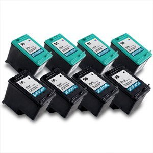 Printronic Remanufactured Ink Cartridge Replacement for HP 98 C9364WN HP 95 C8766WN, Black & Color, 8 Pack
