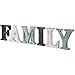 MyGift Decorative Multicolor Distressed Wood F-A-M-I-L-Y Block Cutout Freestanding Letters, Rustic Wooden Family Sign Tabletop Art Decor for Home or Office