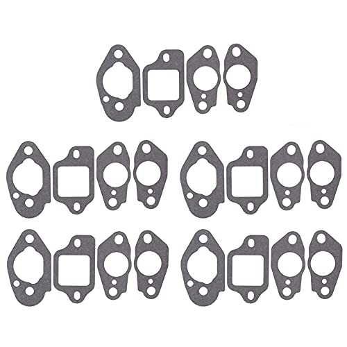 Ctrlzs 5Set Carburetor Insulator & Gasket For Gcv160 Gcv190 16211-Zl8-000 Carburetor Gasket Kit Chainsaw Parts & Accs