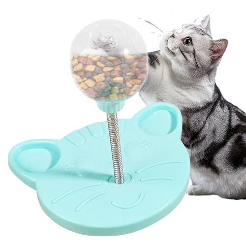 Trata para mariposa de juguete para alimentador de mascotas - PUZLERO DE PUEDES CATTO CATTO - PALL DE DISPENSER con primavera para el entrenamiento de mascotas de cualquier tamaño
