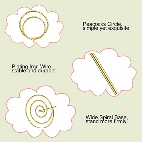 10Pcs Gold Table Number Holders 2 inch Mini Place Card Holder Table Number Stands Memo Holder Stand Photo Clip Holder Stand Table Top Photo Holders Metal Card Table Holder for Wedding Party Restaurant