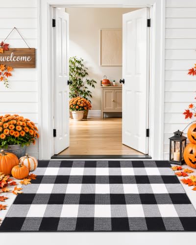 Buffalo Plaid Outdoor Rug