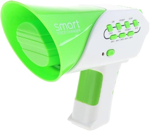 Miniatura 8 de misppro Mini juguete cambiador de voz con 7 modificadores de voz (niño/niña/hombre/robot masculino/robot femenino/bajo), juguete interactivo para