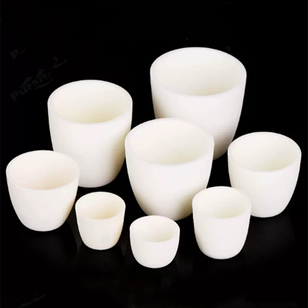 Crisol de alúmina al 99% - Crisol de laboratorio de alta temperatura, opciones de 3 ml a 3500 ml 1 unidad(15ml)
