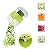 Plantaardige Spiralizer 4 Modi Spiraalvormige Snijmachine Veggie Pasta Spaghetti Courgette Noedel Maker voor koolhydraatarme/Paleo/Glutenvrije maaltijden