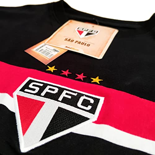 Camisa São Paulo Retro Goleiro 2005 Manga Longa Oficial Tamanho:G;Cor:Preto