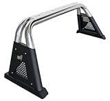 Go Rhino Sport Bar 3.0 | Stainless Steel, Polished | 915003PS | Fits Mid-Sized Trucks: 2015-2022 Chevrolet Colorado & GMC Canyon w/ 5 Bed Fleetside; 2016-2023 Toyota Tacoma w/ 5' Bed Fleetside