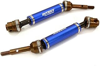Integy RC Model C28408BLUE Telescopic Rear Universal Drive Shaft (2) for 1/10 Slash 4X4 & Stampede 4X4