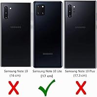 LeYi für Samsung Galaxy Note 10 Lite/A81 Hülle mit Panzerglas Schutzfolie(2 Stück),360 Grad Ring Halter Handy Hüllen Cover Bumper Schutzhülle für Case Samsung Galaxy A81 Handyhülle Schwarz – Ansicht 2