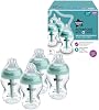 Tommee Tippee Biberones Avanzados Anticólicos para Bebés, Recién Nacido 0m+, 9oz | Paquete de 4, Tetina de Flujo Lento Similar al Pecho, Diseño Único Mantiene el Aire Lejos de la Leche, Transparente, Libre de BPA 2