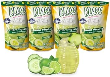 Klass Aguas Frescas Cucumber Limeade | Drink Mix Family Pack | 56-72 Drinks