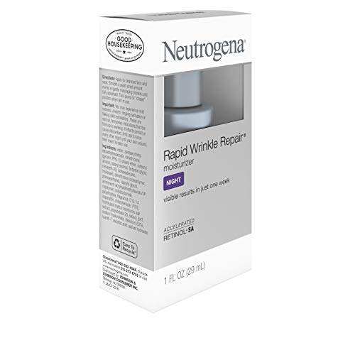 Neutrogena Rapid Wrinkle Repair Anti-Wrinkle Night Accelerated Retinol Sa Facial Moisturizer, 1 Fl. Oz #TOP4