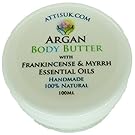 ATTIS Argan Body Butter with Frankincense and Myrrh | Vegan | moisturiser | face cream | hand cream (100ml)