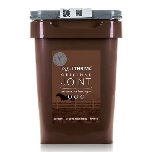 Equithrive Original Joint Supplement Powder with Resveratrol and Hyaluronic Acid for Horses, Equine Care, 8 lbs