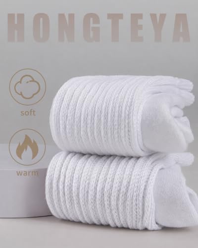 Image of HONGTEYA Slouchy Socks Women Knee High Soft Cozy for Boot | Scrunch Leg Warmers, Breathable & Comfortable, Great for Sneakers, Cozy Winter Wear,Gift for Women
