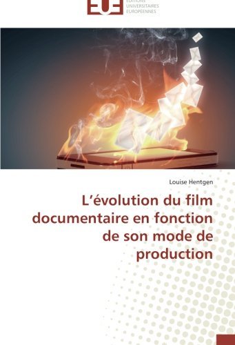 Livre sur l'évolution du film documentaire par Louise Hentgen