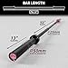 Synergee Regional Olympic 15kg Women’s Black Phosphate Barbell. Rated 1500lbs for Weightlifting and Powerlifting.