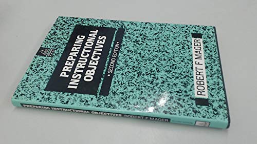 Preparing Instructional Objectives 0749402423 Book Cover