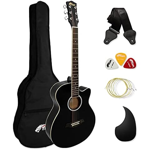 Tiger Guitarra Acústica Pequeña Negro ACG3-BK Cover